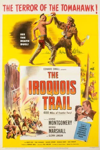 the movie poster: The Iroquois Trail (1950)