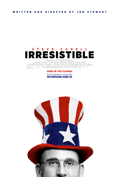 1000 piece jigsaw puzzle for the movie poster: Irresistible (2020)