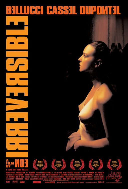 the movie poster: Irreversible (2003)