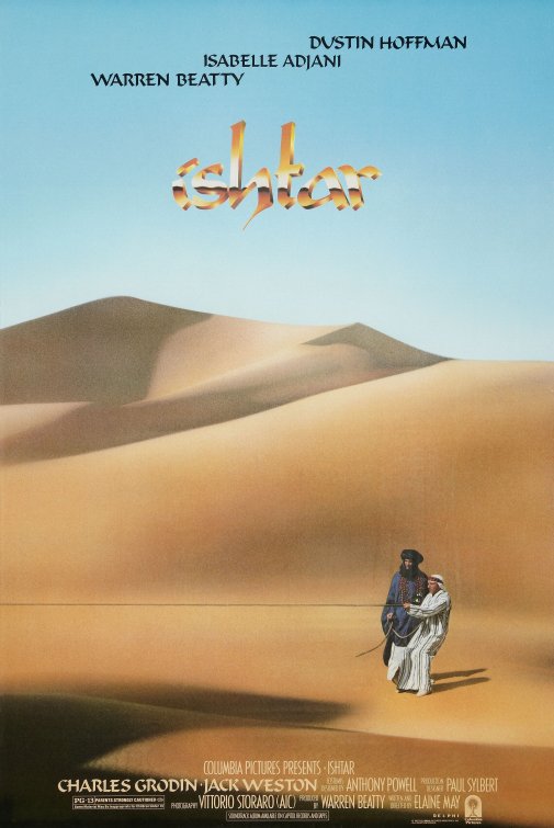 1000 piece jigsaw puzzle for the movie poster: Ishtar (1987) ver2