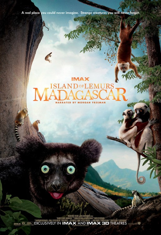 1000 piece jigsaw puzzle for the movie poster: Island of Lemurs: Madagascar (2014)