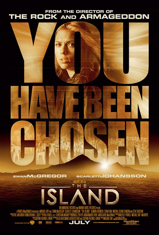 the movie poster: The Island (2005) ver2