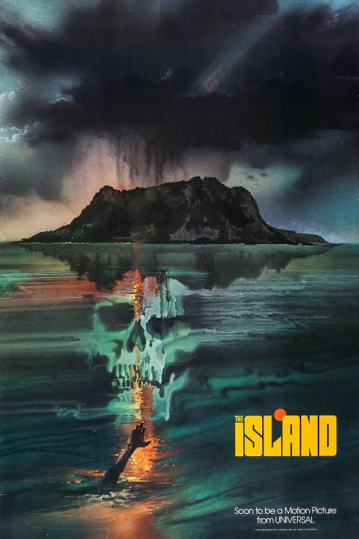 1000 piece jigsaw puzzle for the movie poster: The Island (1980) ver2