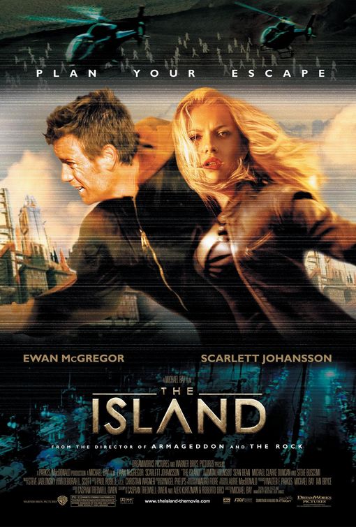 the movie poster: The Island (2005) ver3