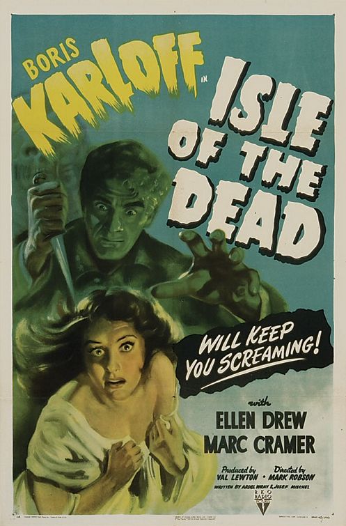 the movie poster: Isle of the Dead (1945)