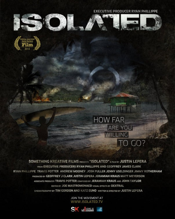 1000 piece jigsaw puzzle for the movie poster: Isolated (2013)