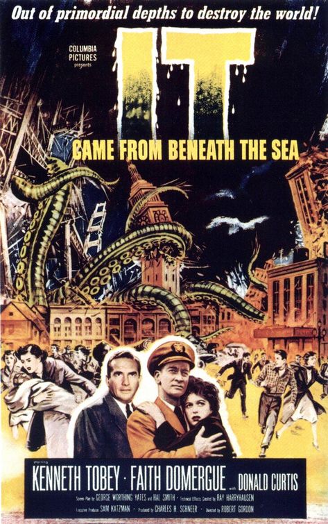 the movie poster: It Came from Beneath the Sea (1955)