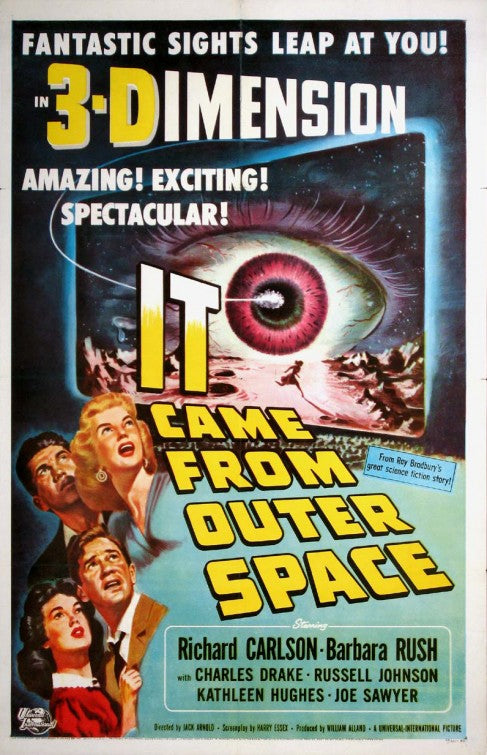 1000 piece jigsaw puzzle for the movie poster: It Came from Outer Space (1953)
