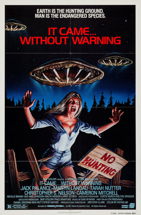 1000 piece jigsaw puzzle for the movie poster: It Came Without Warning (1980)