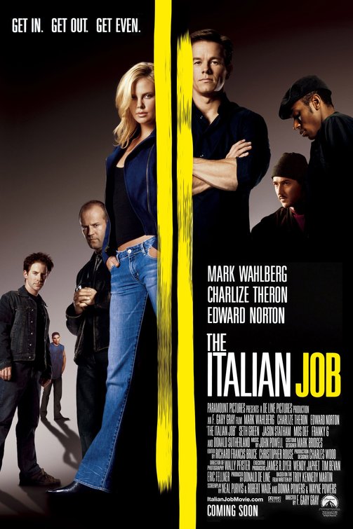 the movie poster: The Italian Job (2003)