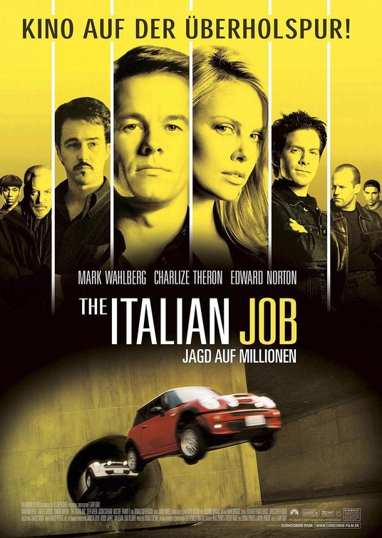 the movie poster: The Italian Job (2003) ver3