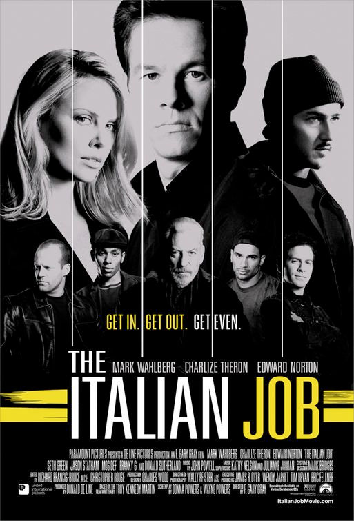 the movie poster: The Italian Job (2003) ver4