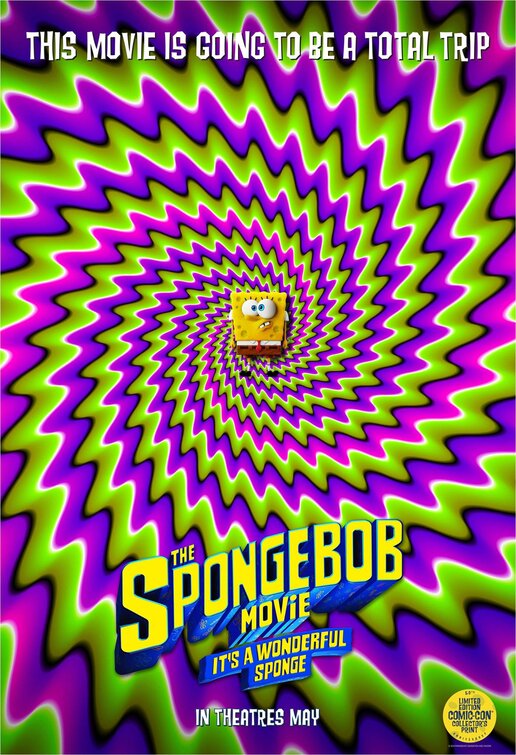 1000 piece jigsaw puzzle for the movie poster: The SpongeBob Movie: Sponge on the Run (2020)
