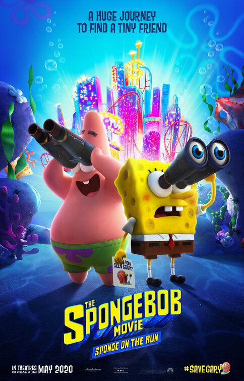1000 piece jigsaw puzzle for the movie poster: The SpongeBob Movie: Sponge on the Run (2020) ver2