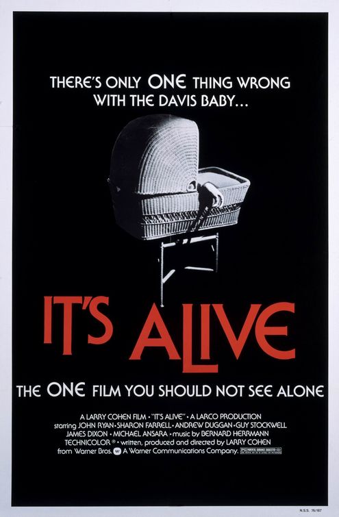 the movie poster: It's Alive (1974)