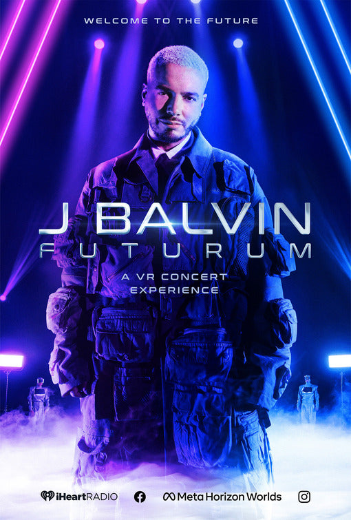 1000 piece jigsaw puzzle for the movie poster: J Balvin Futurum: A VR Concert Experience (2023)