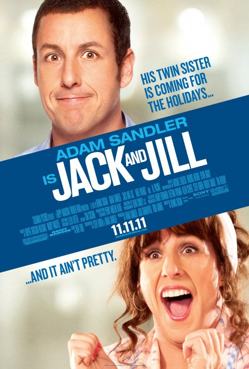 1000 piece jigsaw puzzle for the movie poster: Jack and Jill (2011)