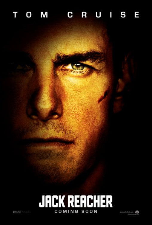 1000 piece jigsaw puzzle for the movie poster: Jack Reacher (2012)