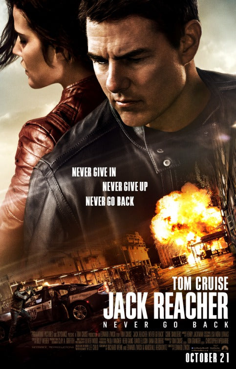1000 piece jigsaw puzzle for the movie poster: Jack Reacher: Never Go Back (2016) ver2