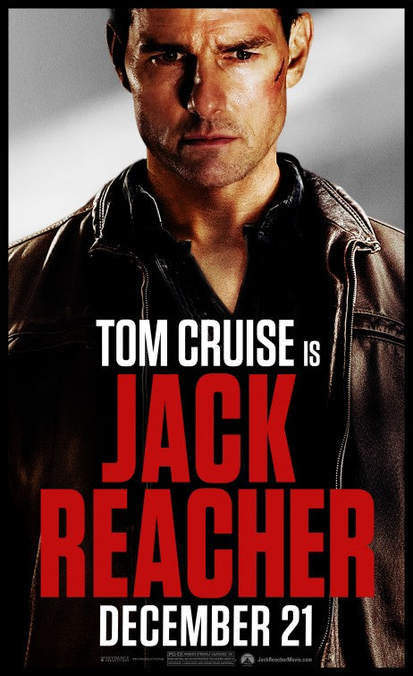 1000 piece jigsaw puzzle for the movie poster: Jack Reacher (2012) ver4