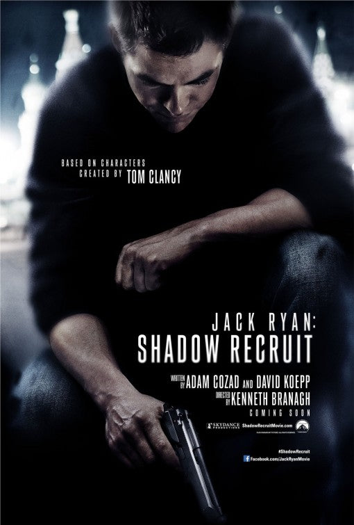 1000 piece jigsaw puzzle for the movie poster: Jack Ryan: Shadow Recruit (2014)
