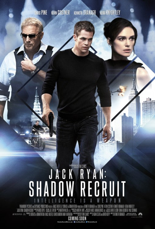1000 piece jigsaw puzzle for the movie poster: Jack Ryan: Shadow Recruit (2014) ver3