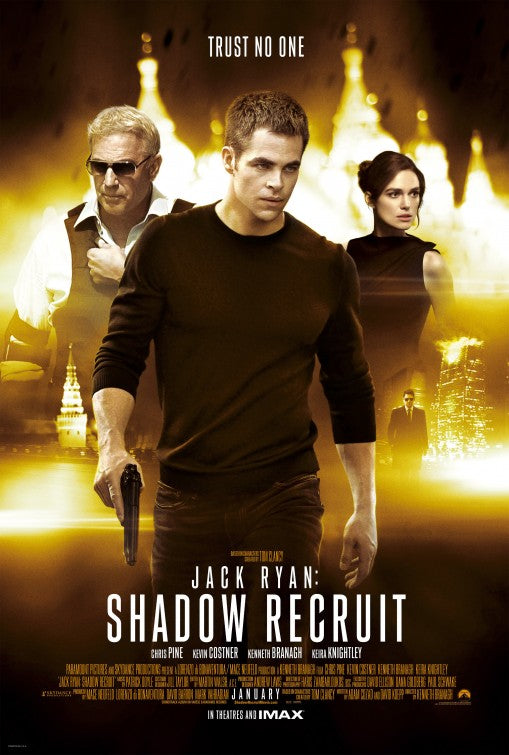 1000 piece jigsaw puzzle for the movie poster: Jack Ryan: Shadow Recruit (2014) ver4