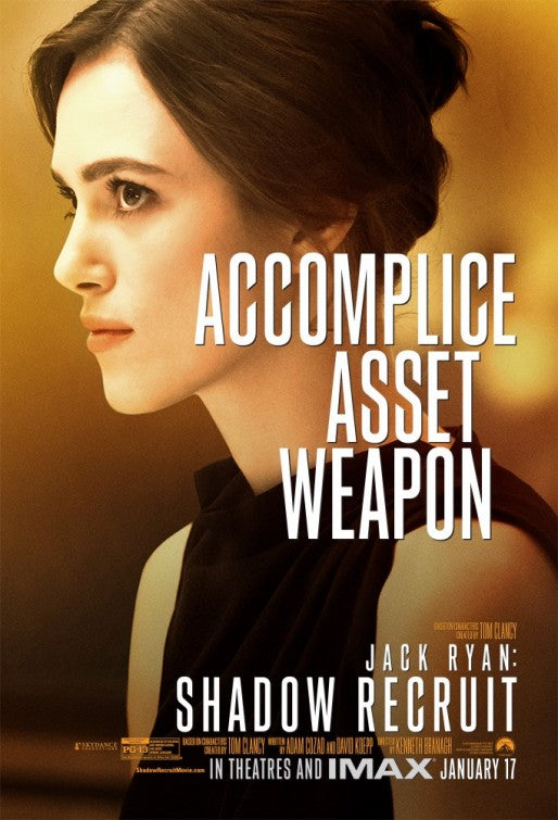 1000 piece jigsaw puzzle for the movie poster: Jack Ryan: Shadow Recruit (2014) ver6