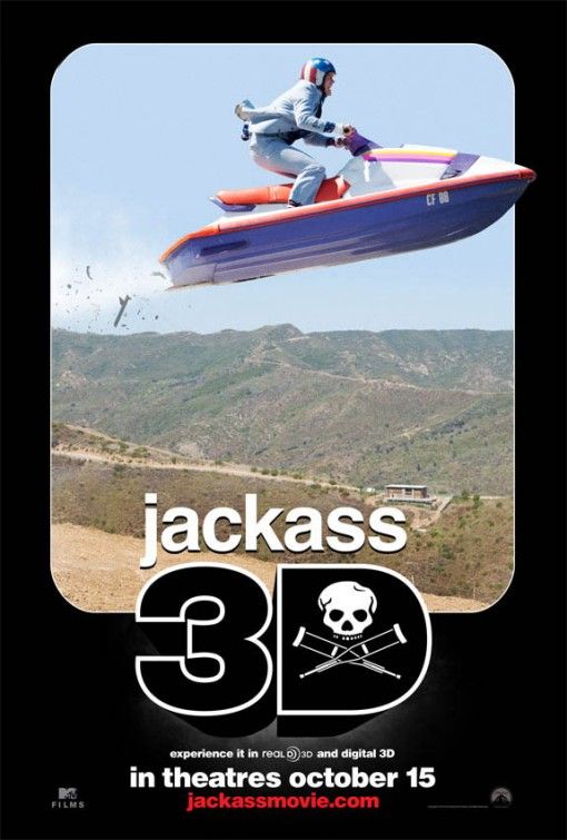1000 piece jigsaw puzzle for the movie poster: Jackass 3-D (2010) ver2