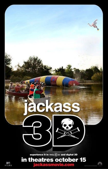 1000 piece jigsaw puzzle for the movie poster: Jackass 3-D (2010) ver4
