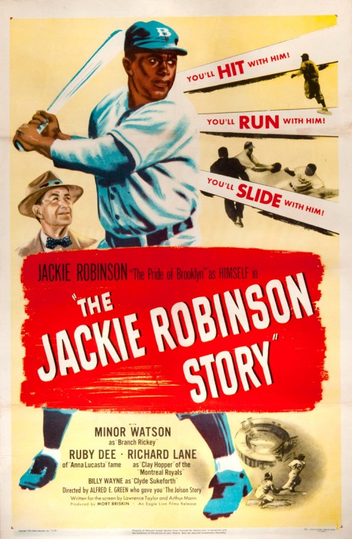 1000 piece jigsaw puzzle for the movie poster: The Jackie Robinson Story (1950)