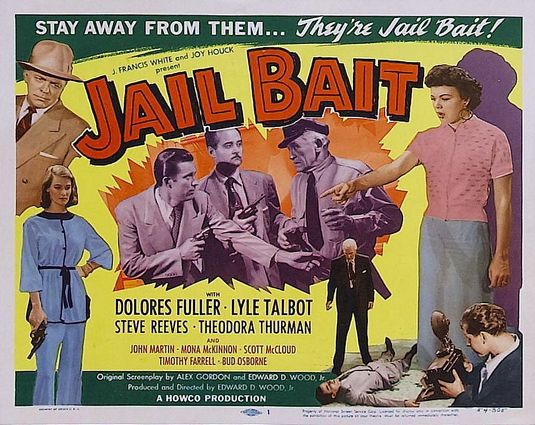 the movie poster: Jail Bait (1954)