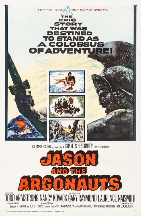 1000 piece jigsaw puzzle for the movie poster: Jason and the Argonauts (1963)