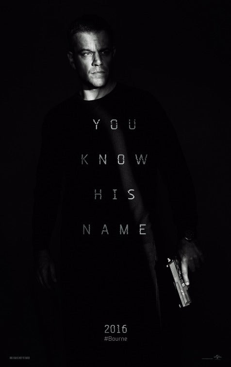 1000 piece jigsaw puzzle for the movie poster: Jason Bourne (2016)