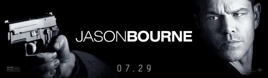 1000 piece jigsaw puzzle for the movie poster: Jason Bourne (2016) ver6