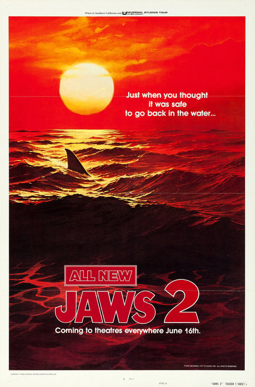 the movie poster: Jaws 2 (1978)