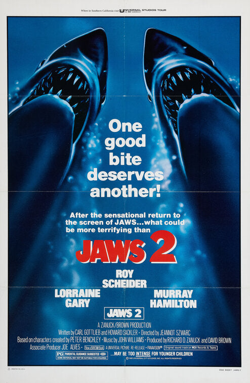 the movie poster: Jaws 2 (1978) ver2