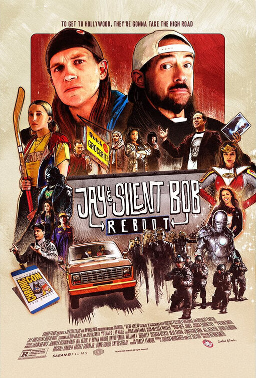 1000 piece jigsaw puzzle for the movie poster: Jay and Silent Bob Reboot (2019) ver2