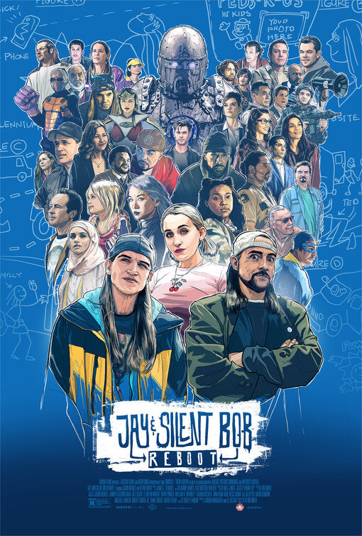 1000 piece jigsaw puzzle for the movie poster: Jay and Silent Bob Reboot (2019) ver4