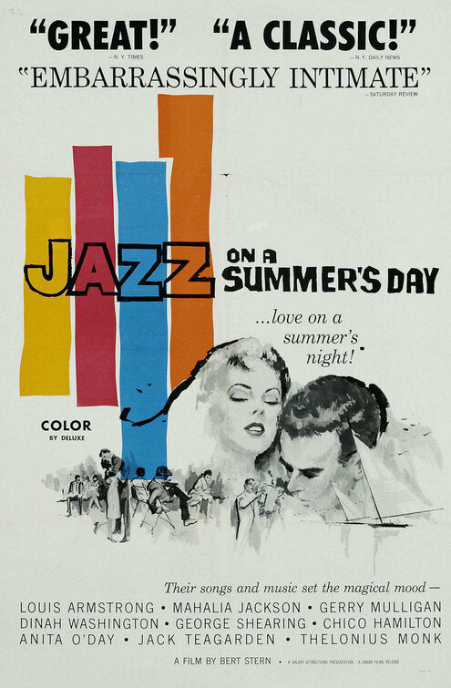 1000 piece jigsaw puzzle for the movie poster: Jazz on a Summer's Day (1959)