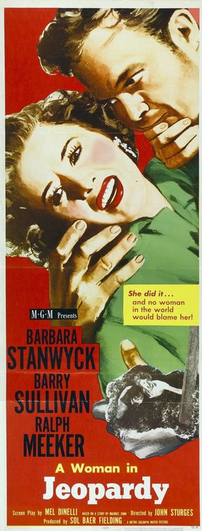 the movie poster: Jeopardy (1953) ver2