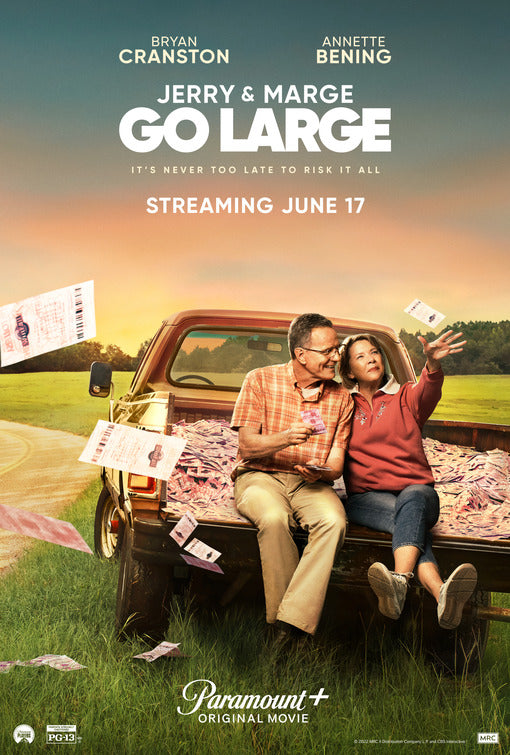 1000 piece jigsaw puzzle for the movie poster: Jerry & Marge Go Large (2022)