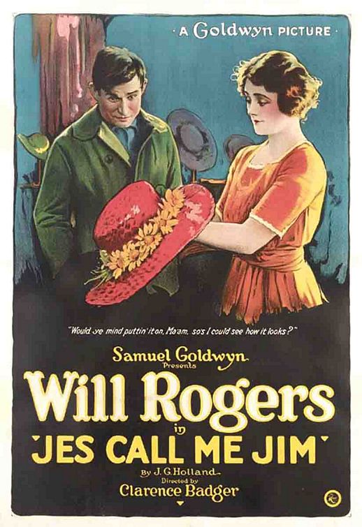 the movie poster: Jes' Call Me Jim (1920)