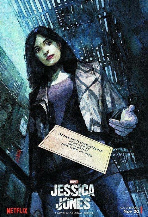 1000 piece jigsaw puzzle for tv poster: Jessica Jones