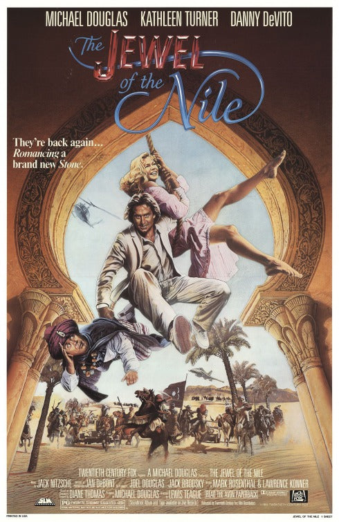 the movie poster: The Jewel of the Nile (1985)