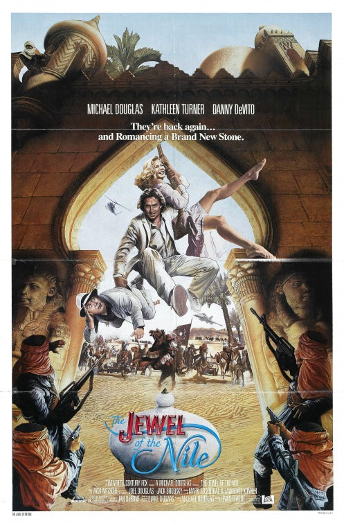 1000 piece jigsaw puzzle for the movie poster: The Jewel of the Nile (1985) ver2