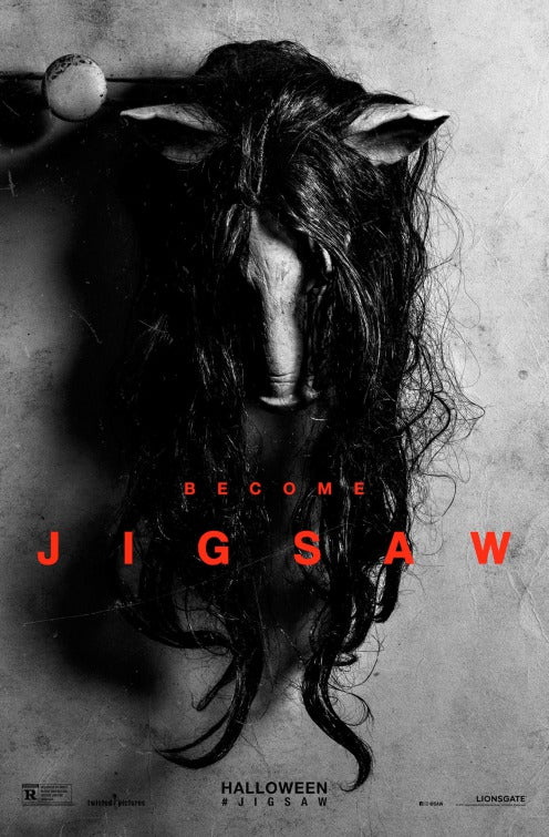 1000 piece jigsaw puzzle for the movie poster: Jigsaw (2017)