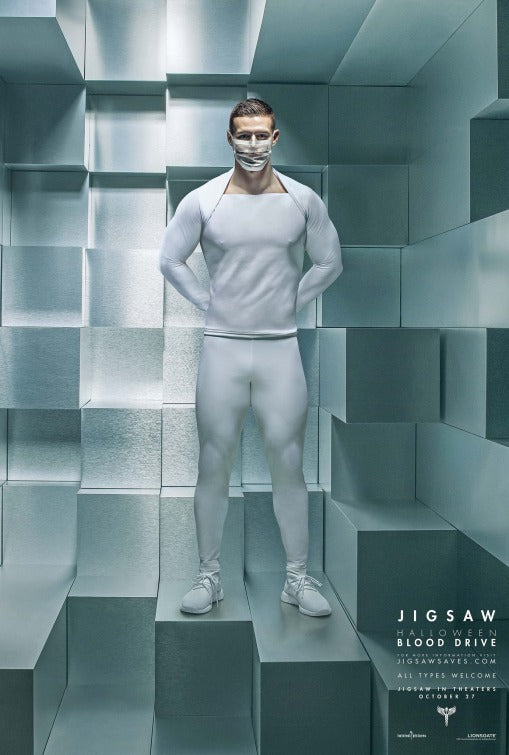 1000 piece jigsaw puzzle for the movie poster: Jigsaw (2017) ver18