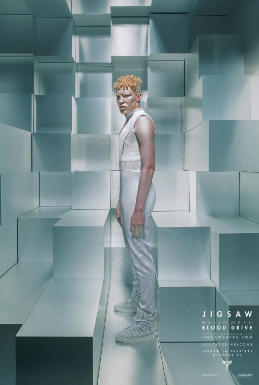 1000 piece jigsaw puzzle for the movie poster: Jigsaw (2017) ver22