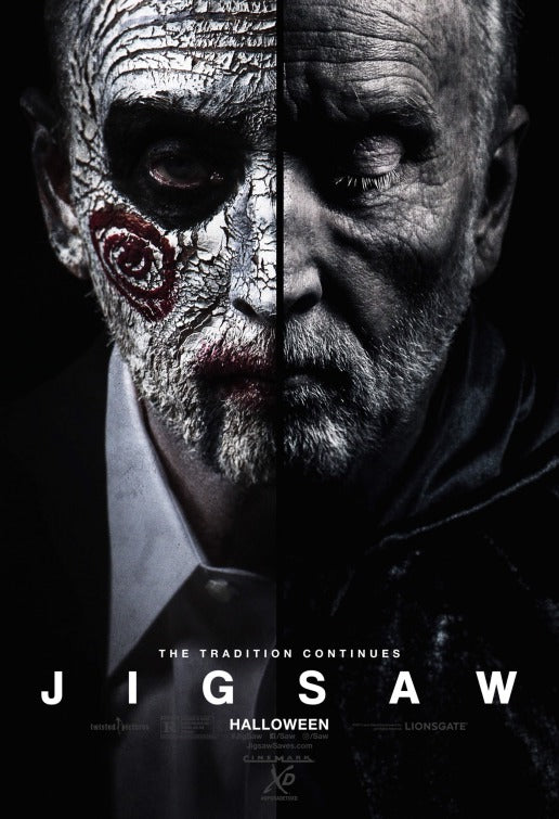 1000 piece jigsaw puzzle for the movie poster: Jigsaw (2017) ver28